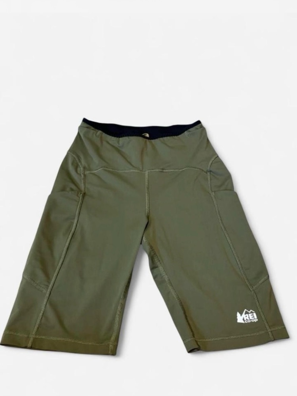 REI Olive Green Active Bike Shorts Women’s Size Medium